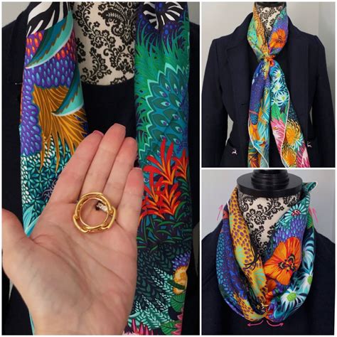 tie a hermes scarf|hermes scarf tying instructions.